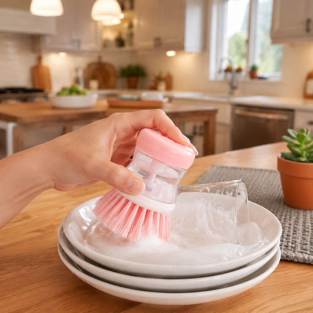 Lightweight home cleaning tool in hand