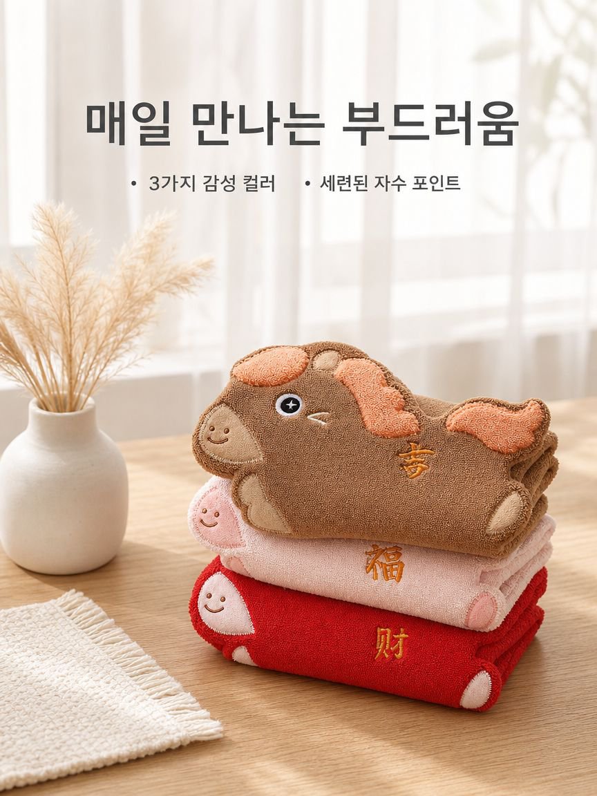 반짝이는 눈빛 손수건