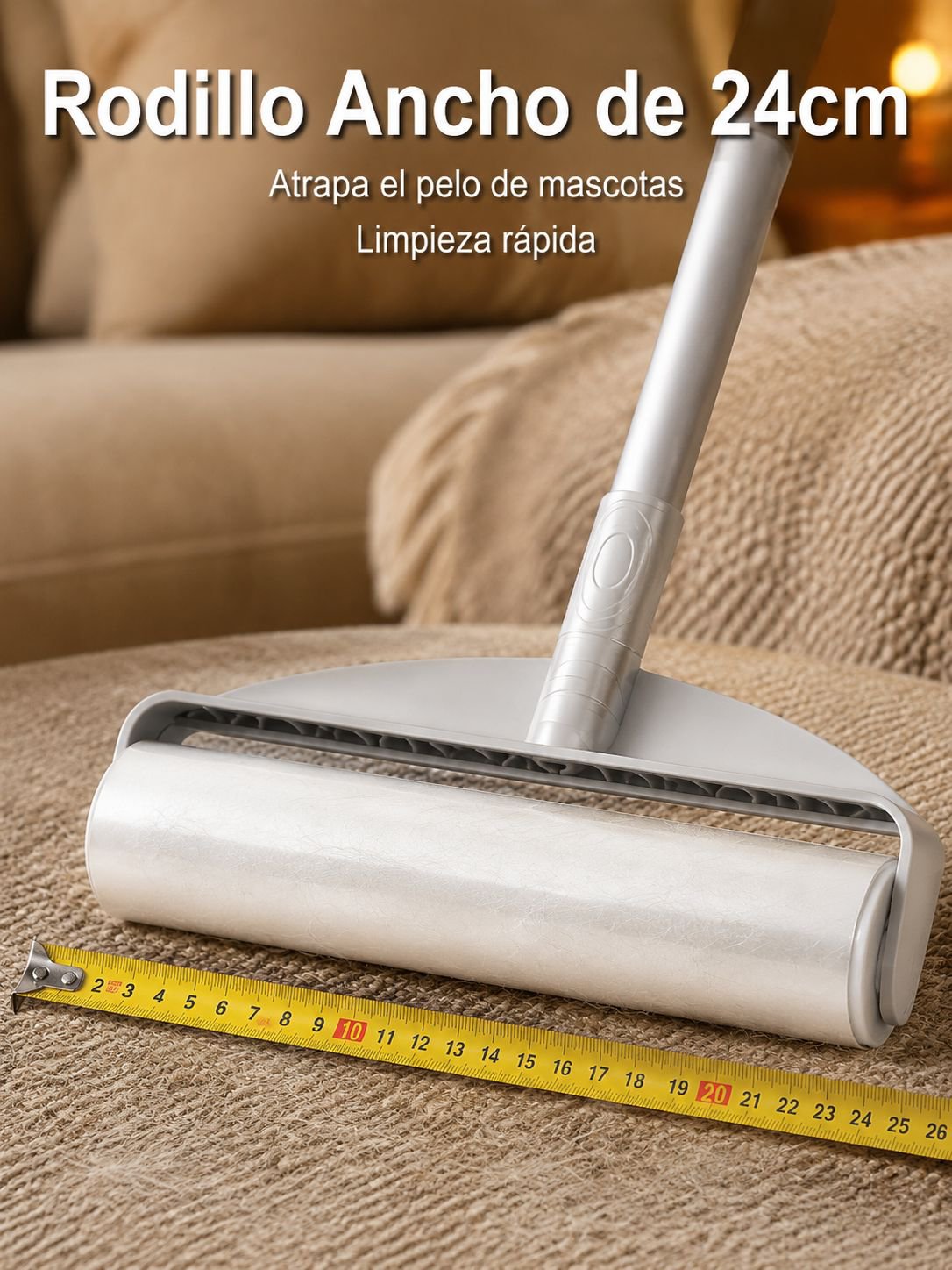 Rodillo quitapelusas portátil