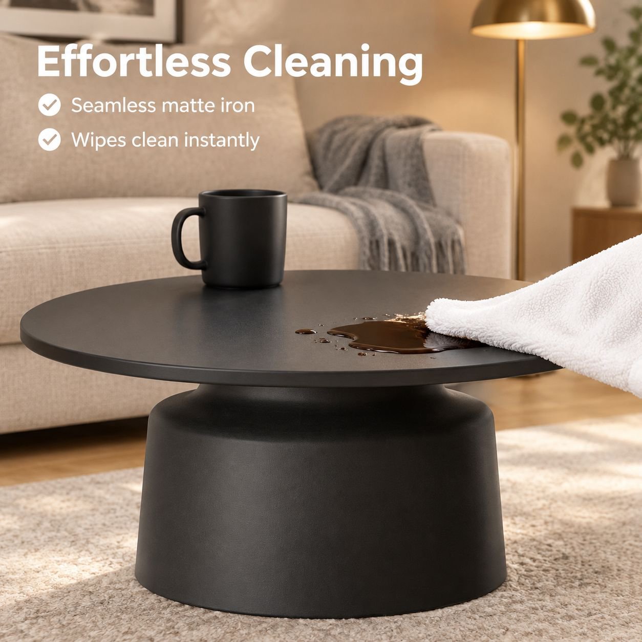 Cream-Style Coffee Table for the Living Room