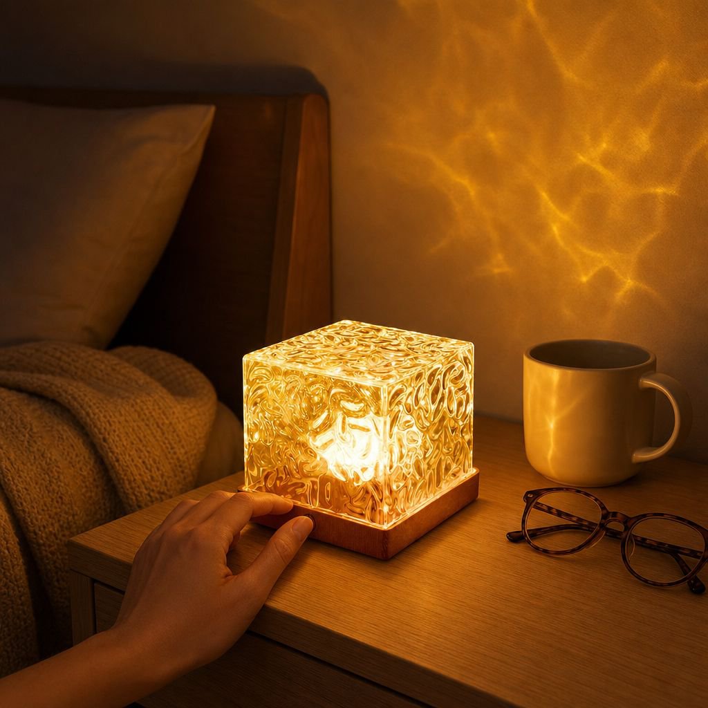 JMY-16 Colorful Square Water Ripple Ambient Light