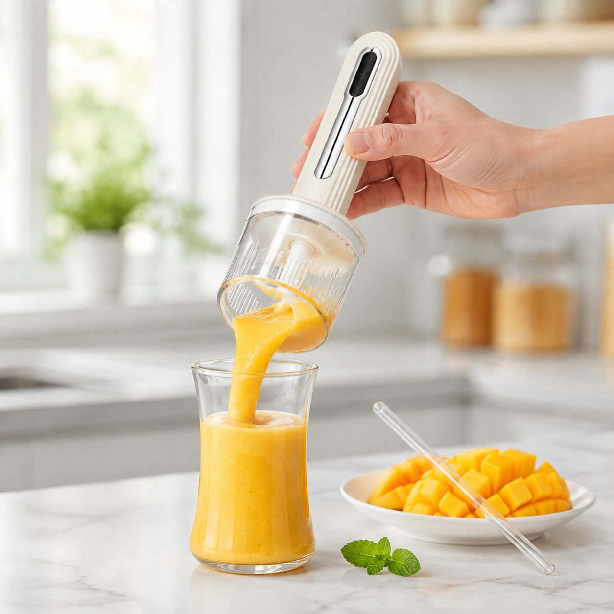 Easy-to-use food mixer for home cooking