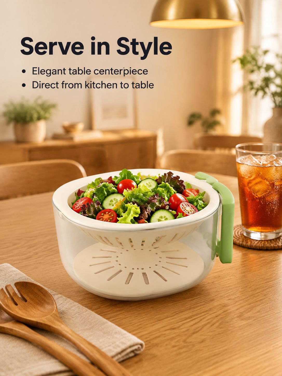 Vegetable washing basin