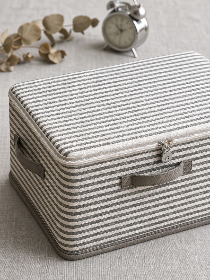 Multi-purpose collapsible storage box for home