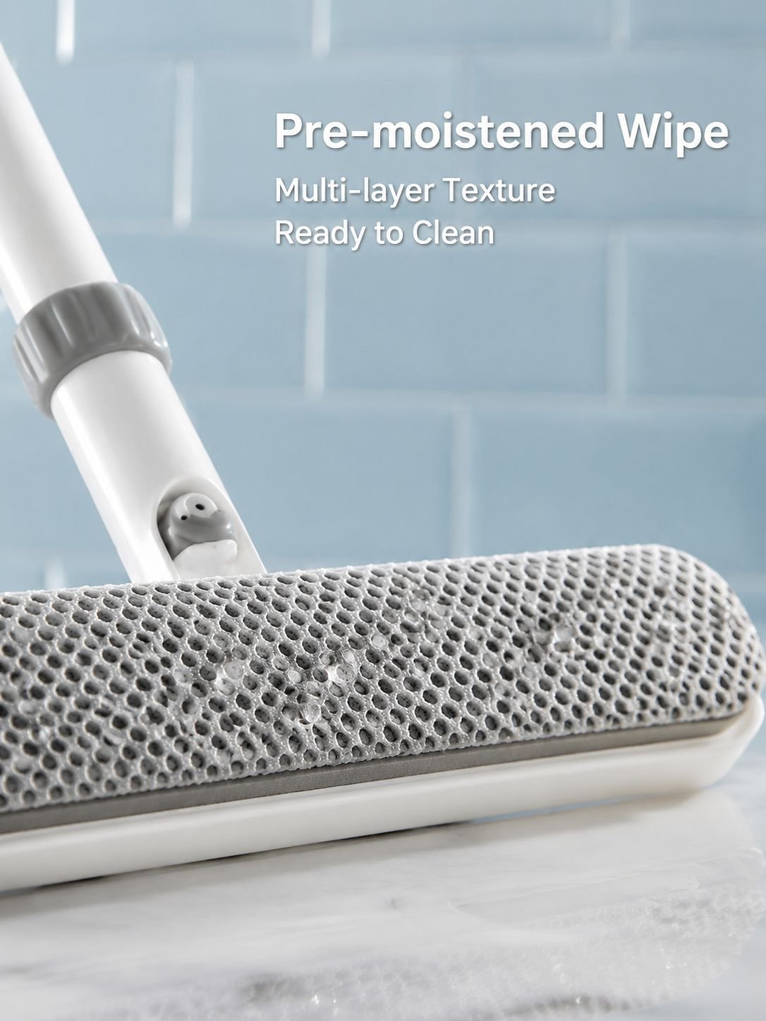 Extended Retractable Liquid Cleaning Wipe