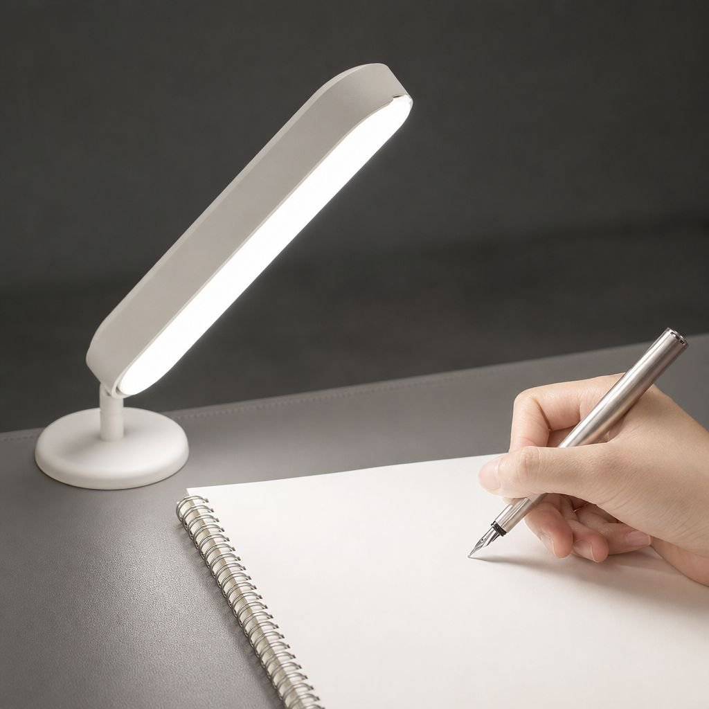 Comparación de iluminación antes y después con lámpara LED
