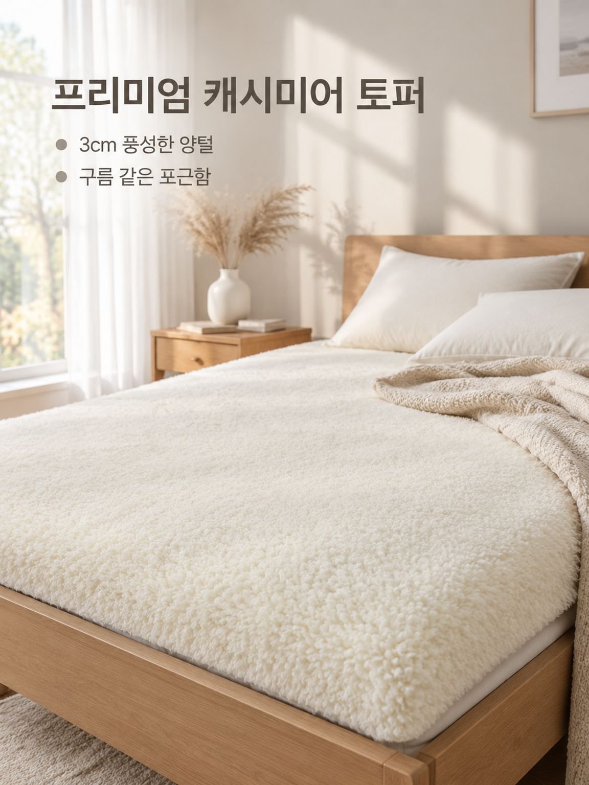【100% 호주산 캐시미어】매트리스