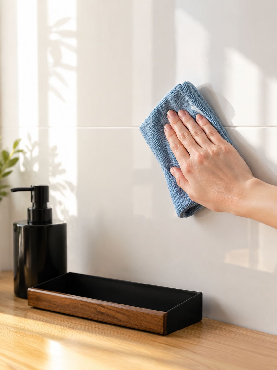 Duschregal für Shampoo und Duschgel