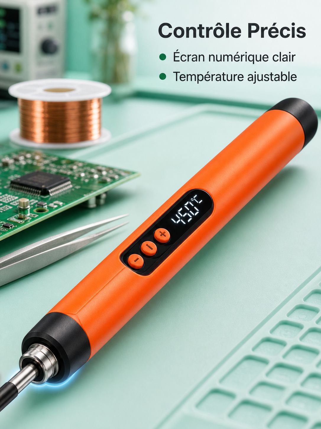 Stylo à souder numérique portable pour usage domestique