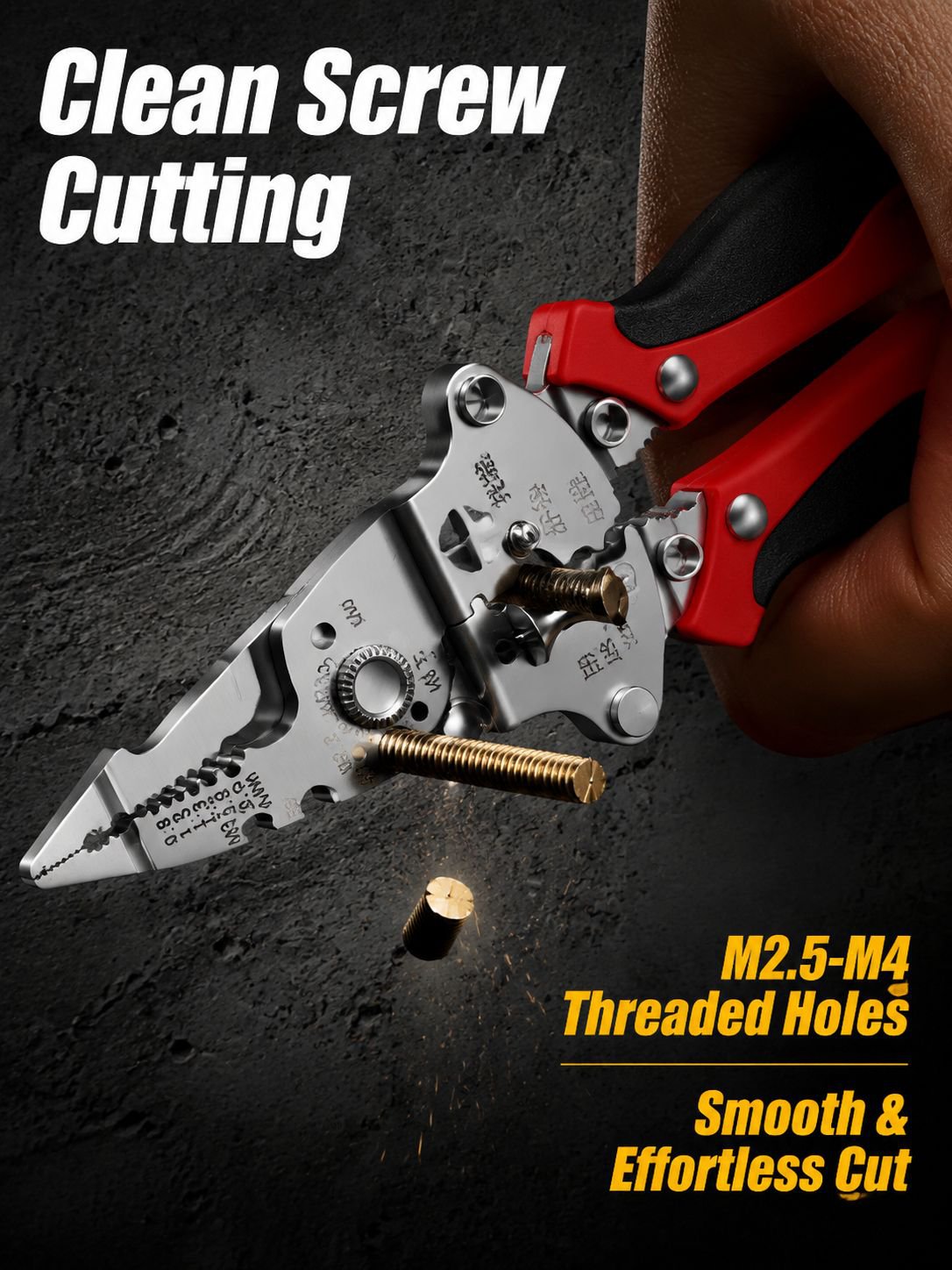 Folding wire strippers