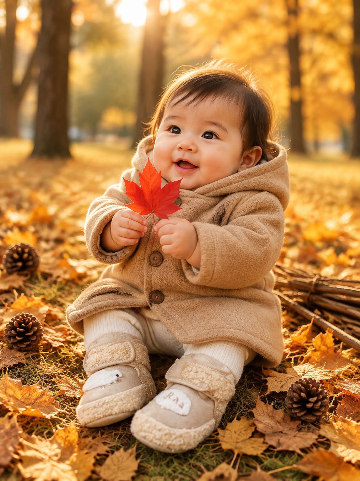 Botitas de nieve cálidas y adorables para bebés de 0 a 1 año