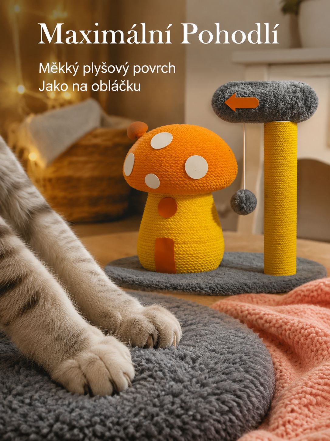 Houbový kočičí strom