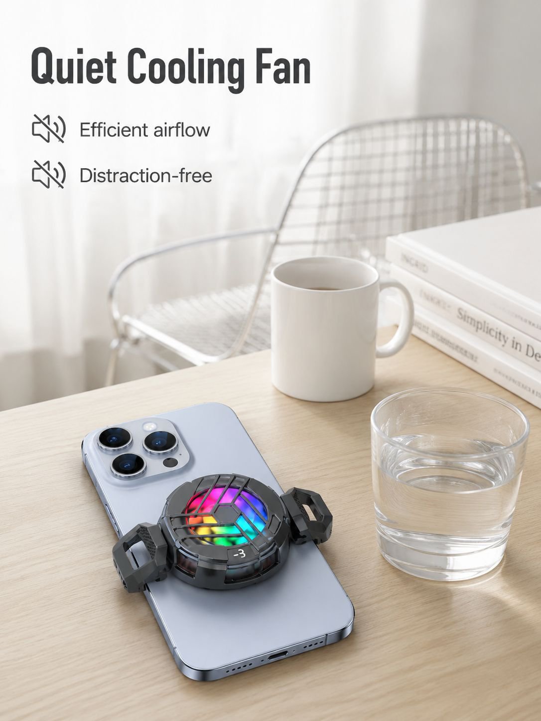 Magnetic Clip-on Phone Cooler