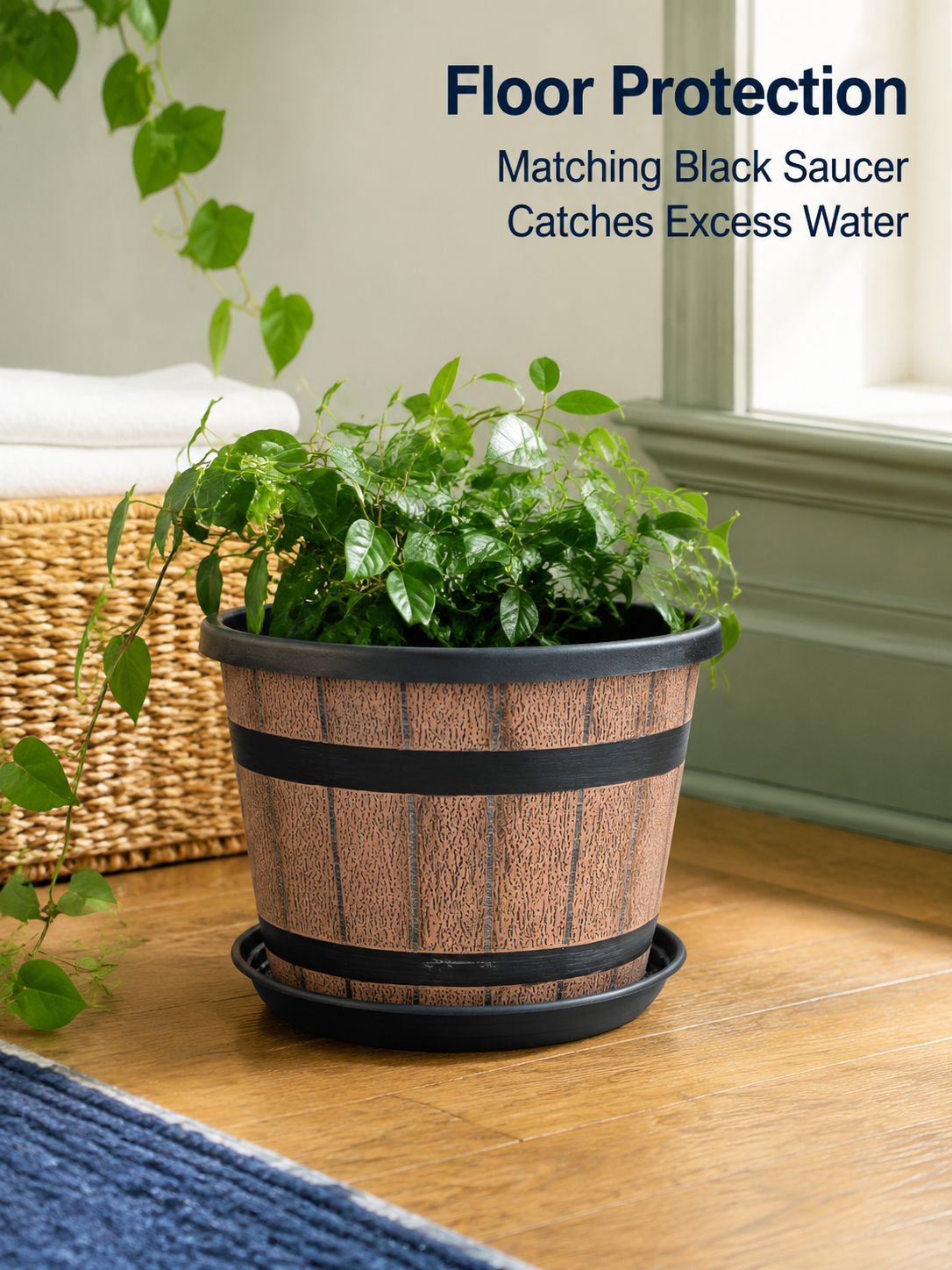 Vintage Thickened Large Plastic Flower Pot
