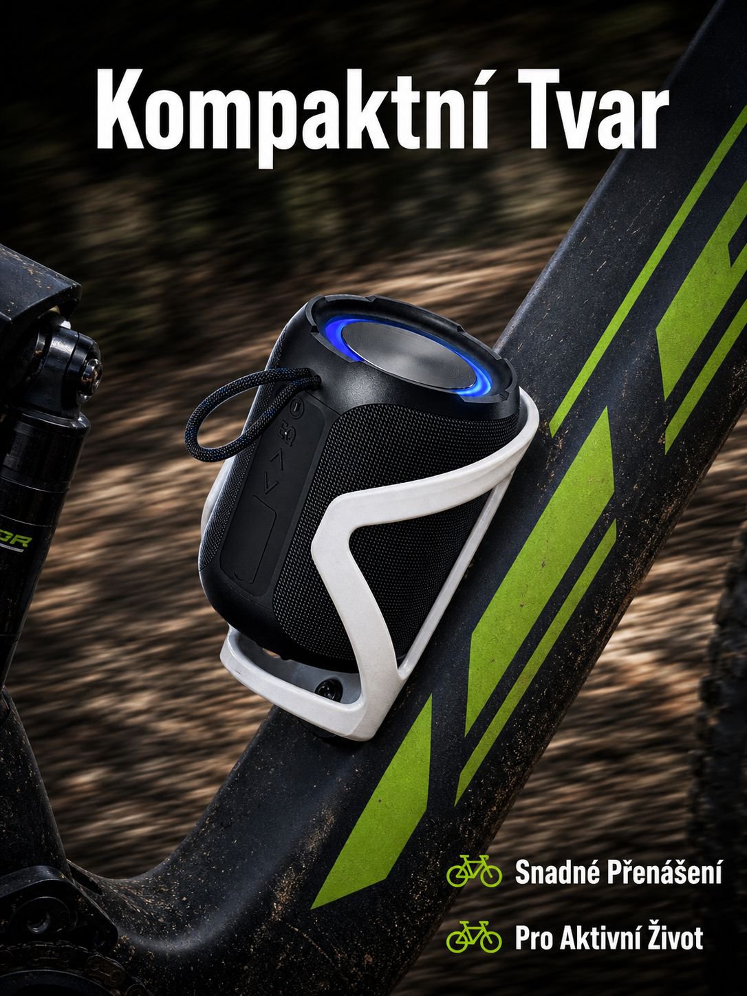 Přenosný vysoce kvalitní vodotěsný Bluetooth reproduktor