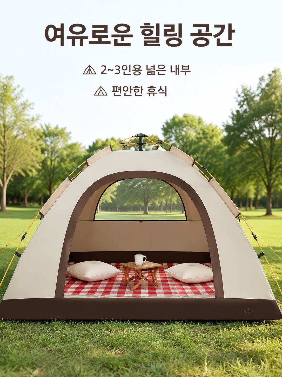휴대용 캠핑 야외 텐트