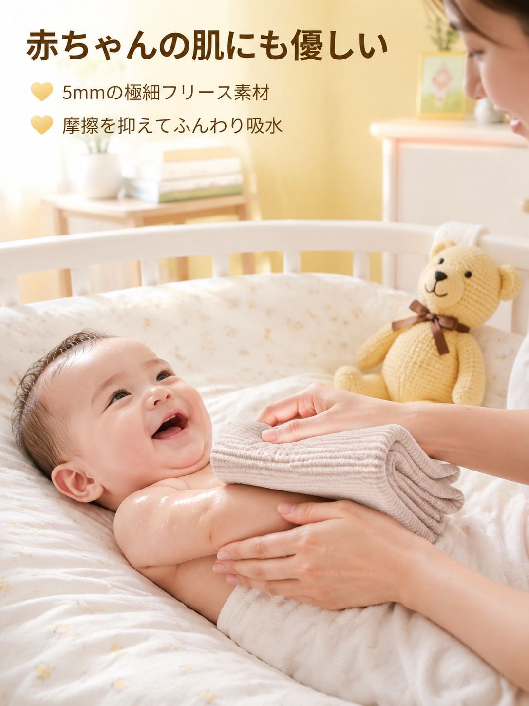 高品質のベルベット吸水性タオル