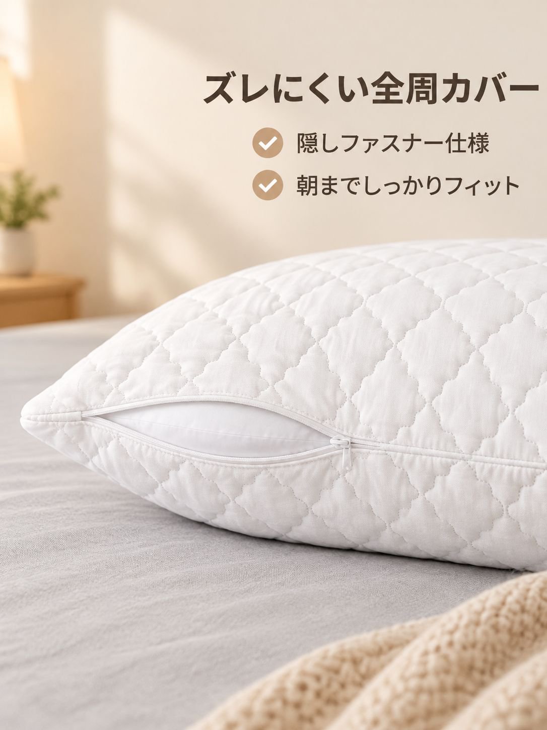 快適な家庭用枕カバー
