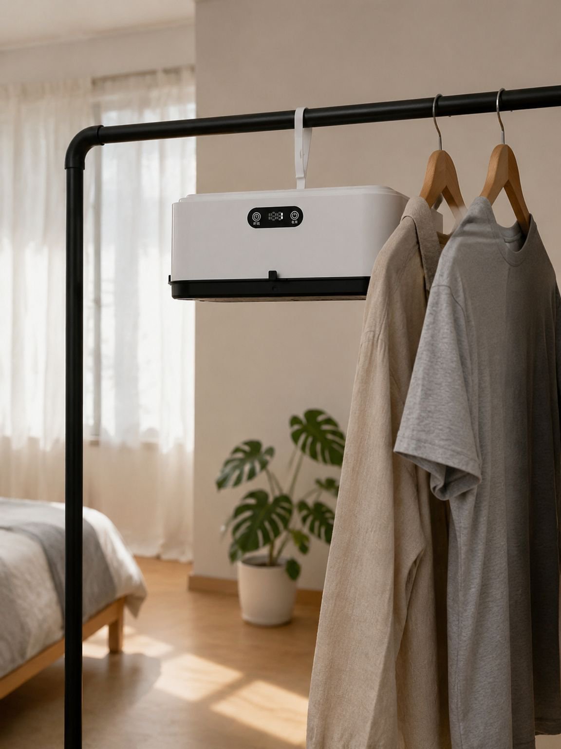 Efficient portable drying machine for delicate clothes