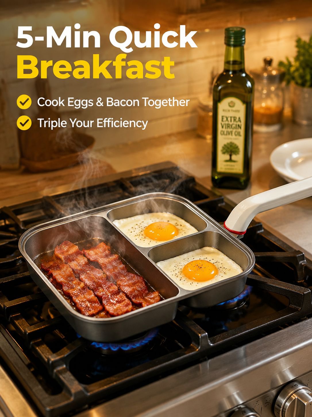 Durable Titanium Breakfast Fry Pan