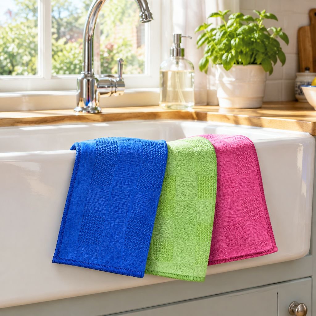 Professional-grade lint-free cloth for effortless glass wiping