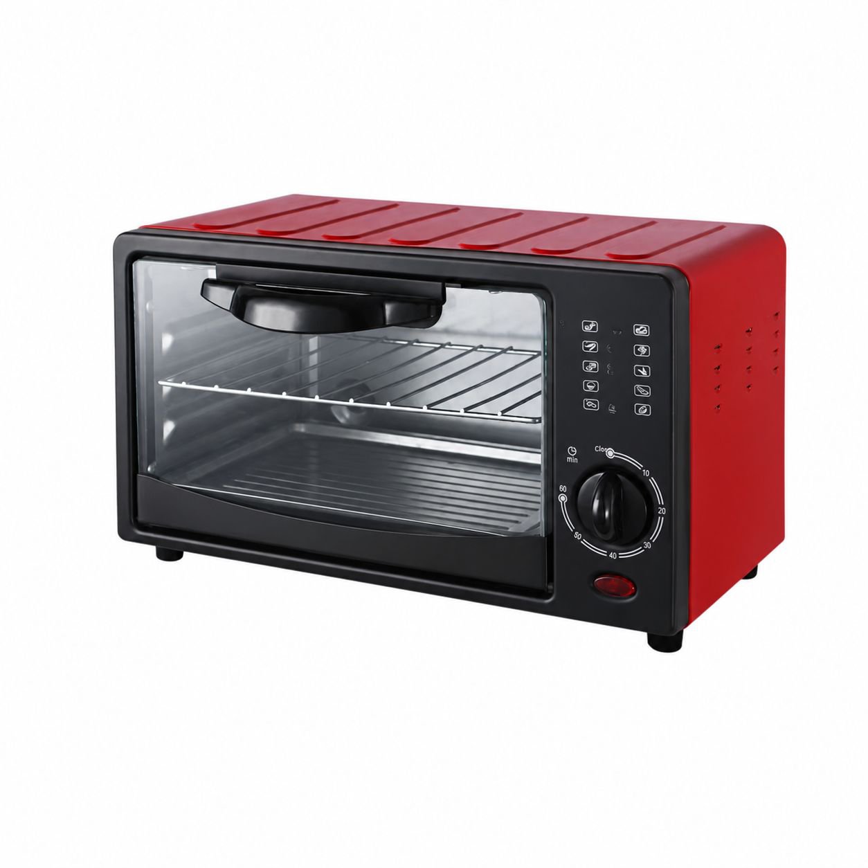 Multifunctional 12L Oven, Nonslip Base, Individual Heating, Cute Appearance