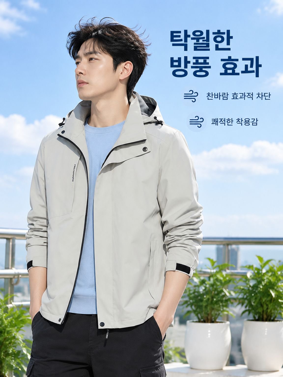 가을 겨울 아웃도어 캐주얼 방풍 보온 기능 자켓