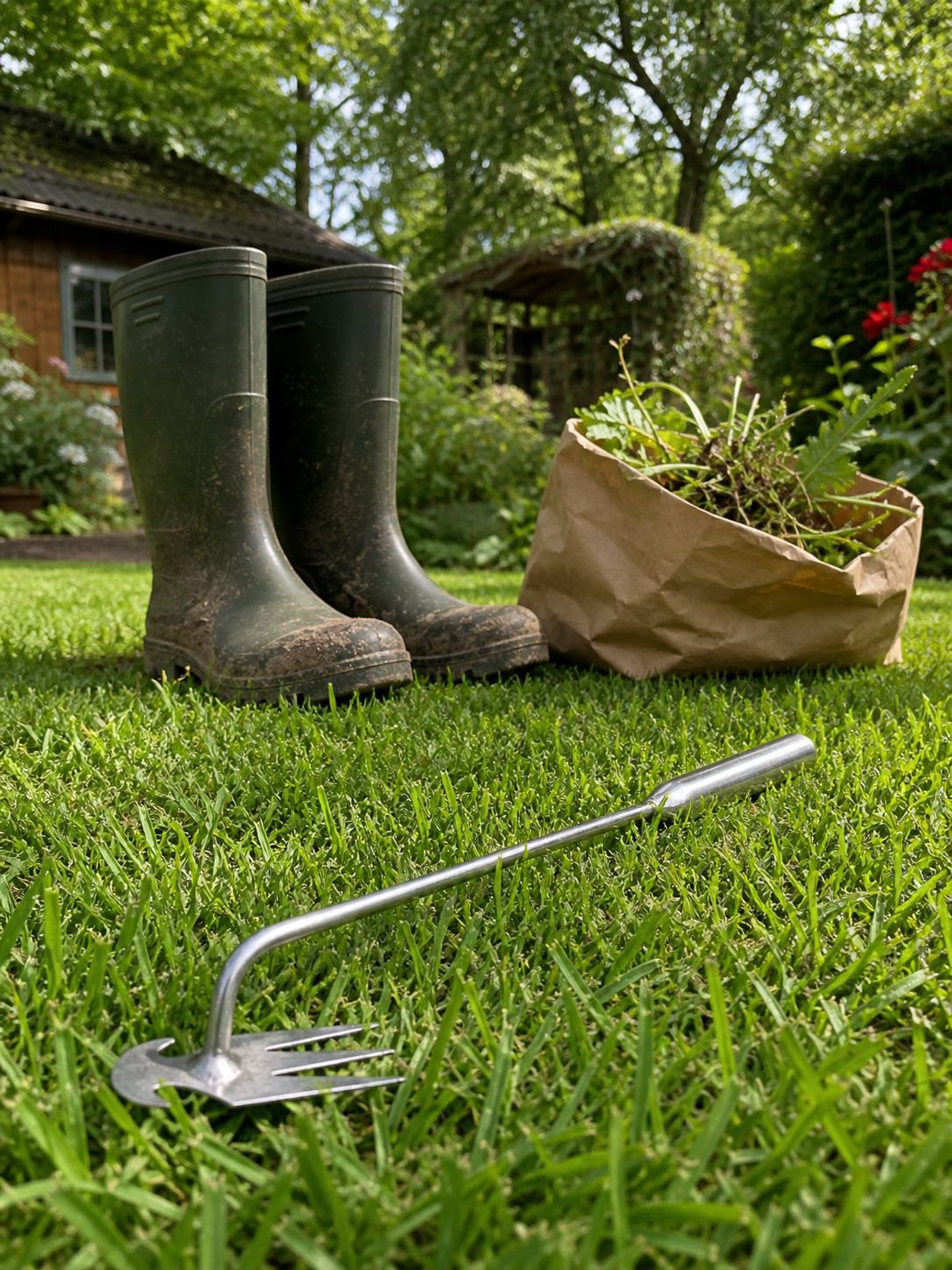 Multifunktionales Gartenwerkzeug-Set für Unkrautentfernung