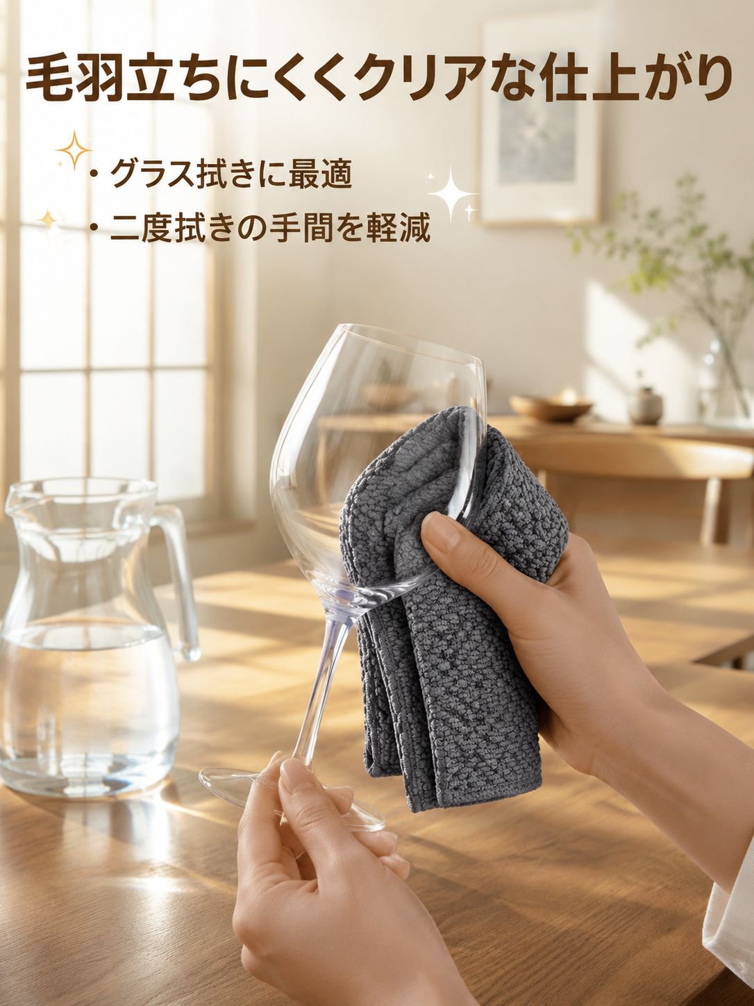 厚手の吸水性・吸油性に優れた布