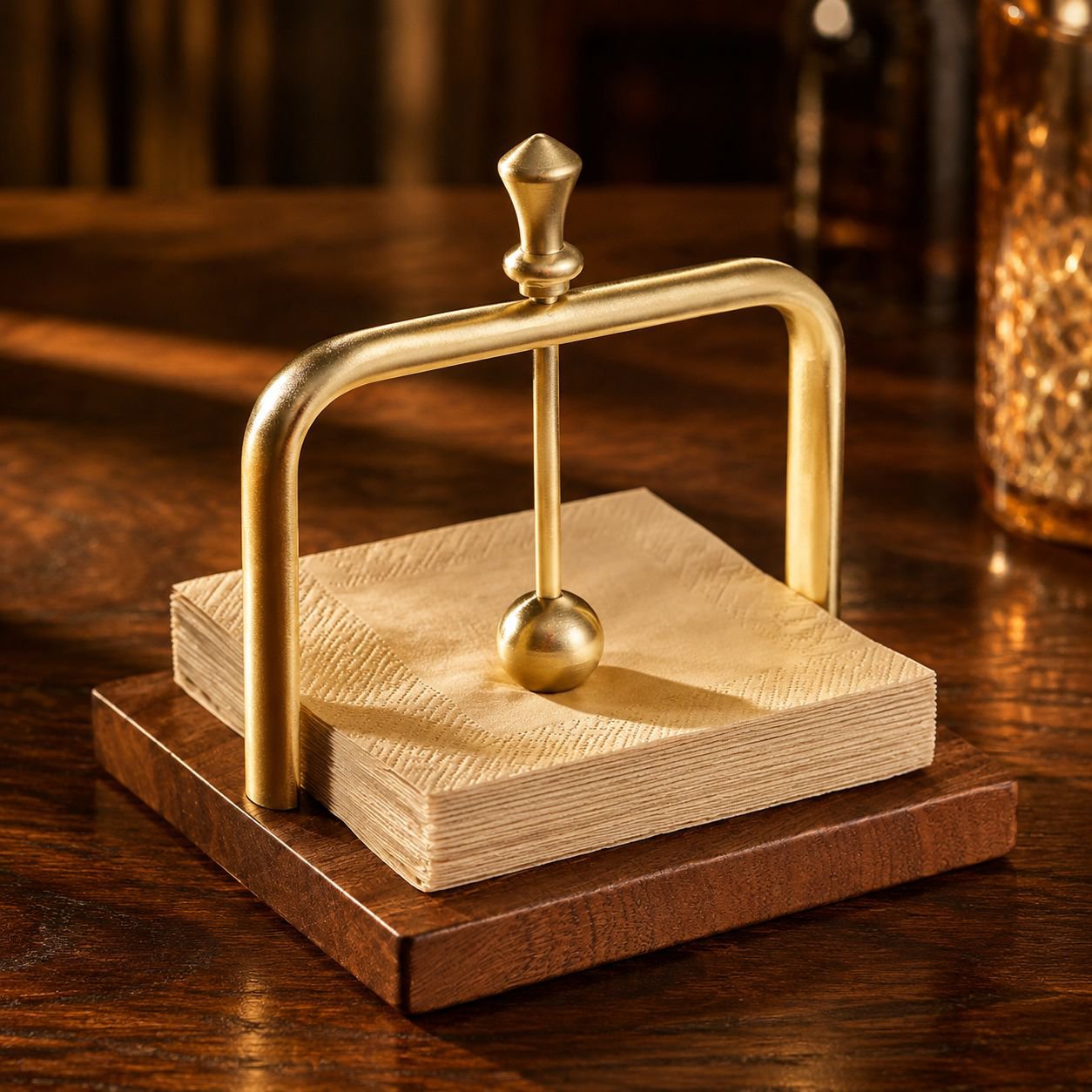 Porte-serviettes en bois massif pour restaurant occidental, boîte à mouchoirs de chevet pour hôtel