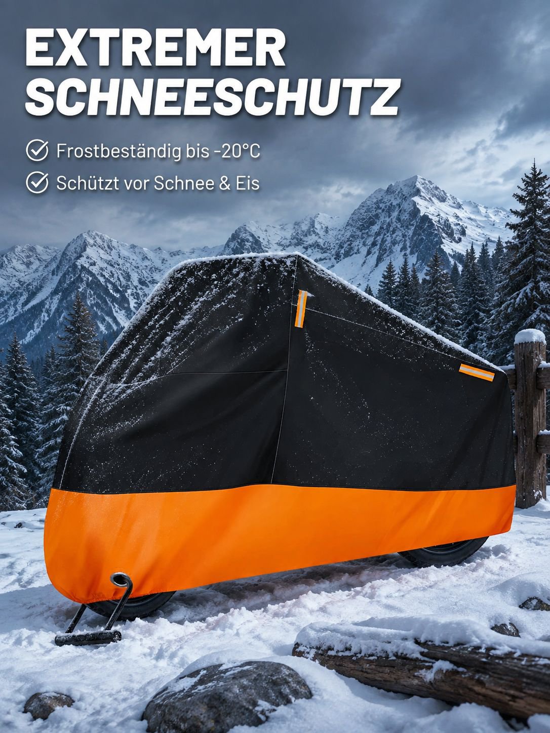 Wir bieten Motorradabdeckungen, Regenschutz und Sonnenschutz an.