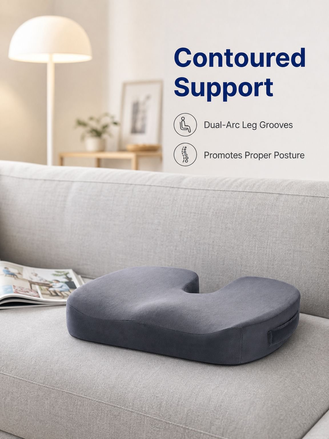 Tailbone decompression cushion