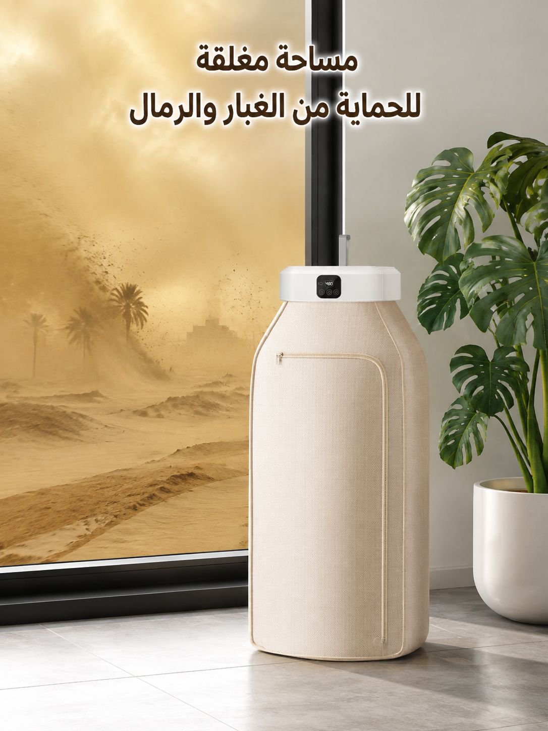 مجفف ملابس محمول: تجفيف فوري وتعقيم للكندورة