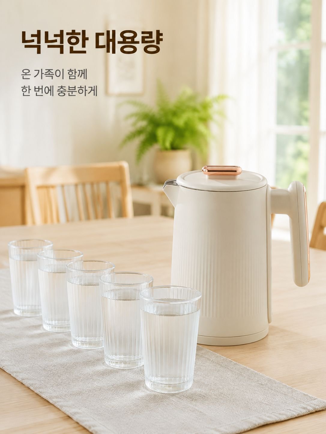 스테인리스 스틸 전기 주전자