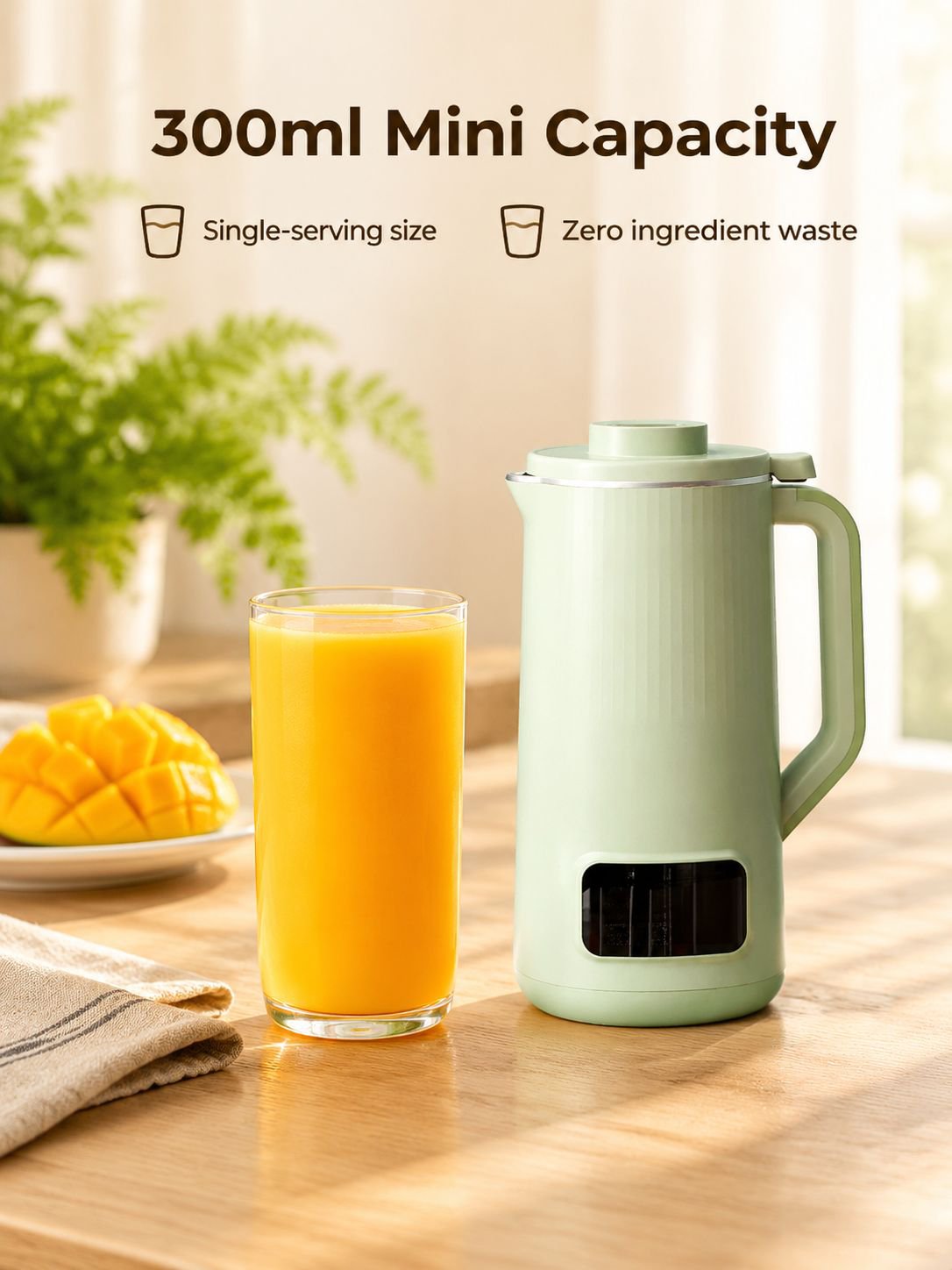 Small Household Mini Blender with High-Speed Grinding
