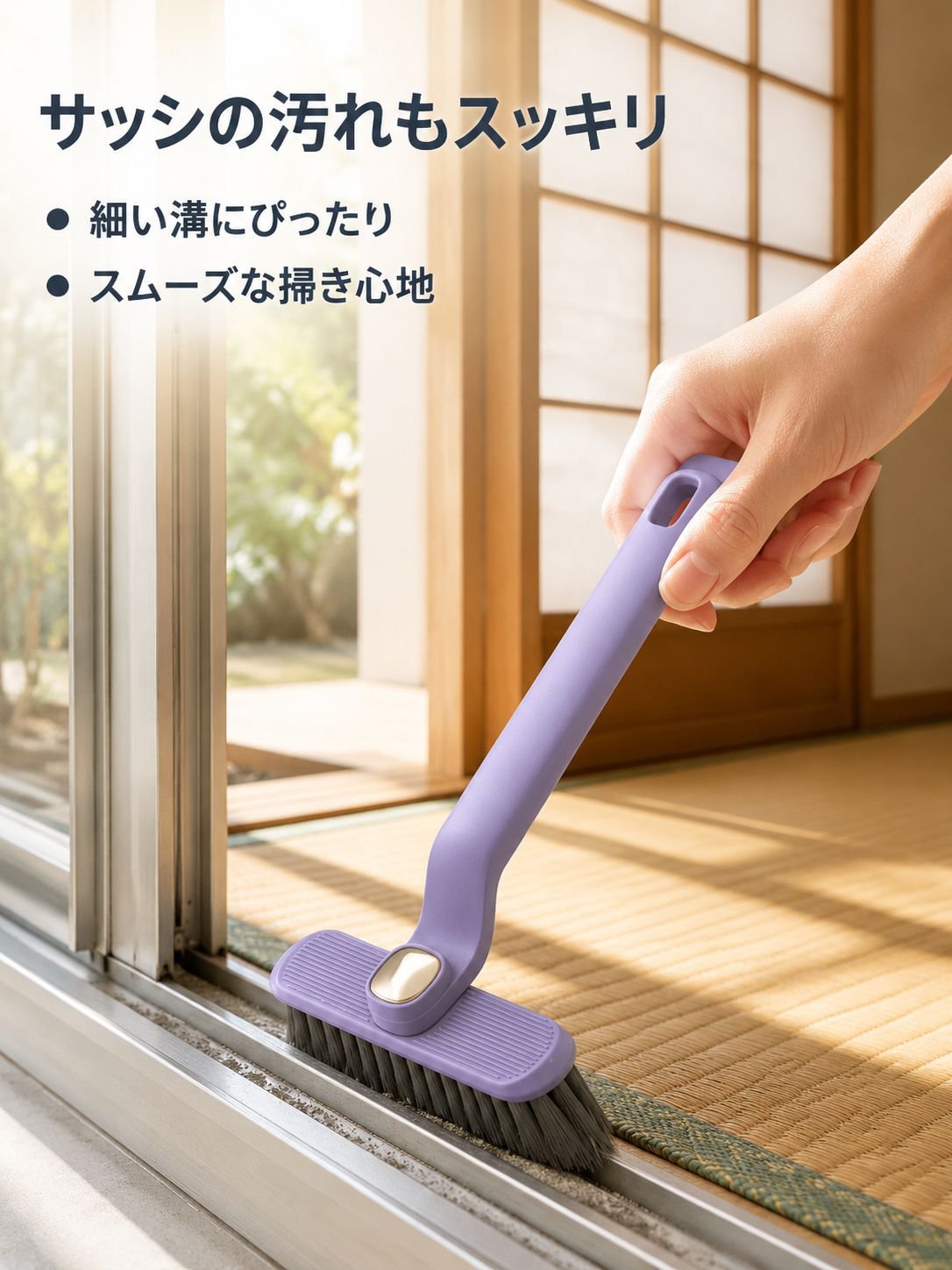 隙間掃除用回転ブラシ【クリップ内蔵】
