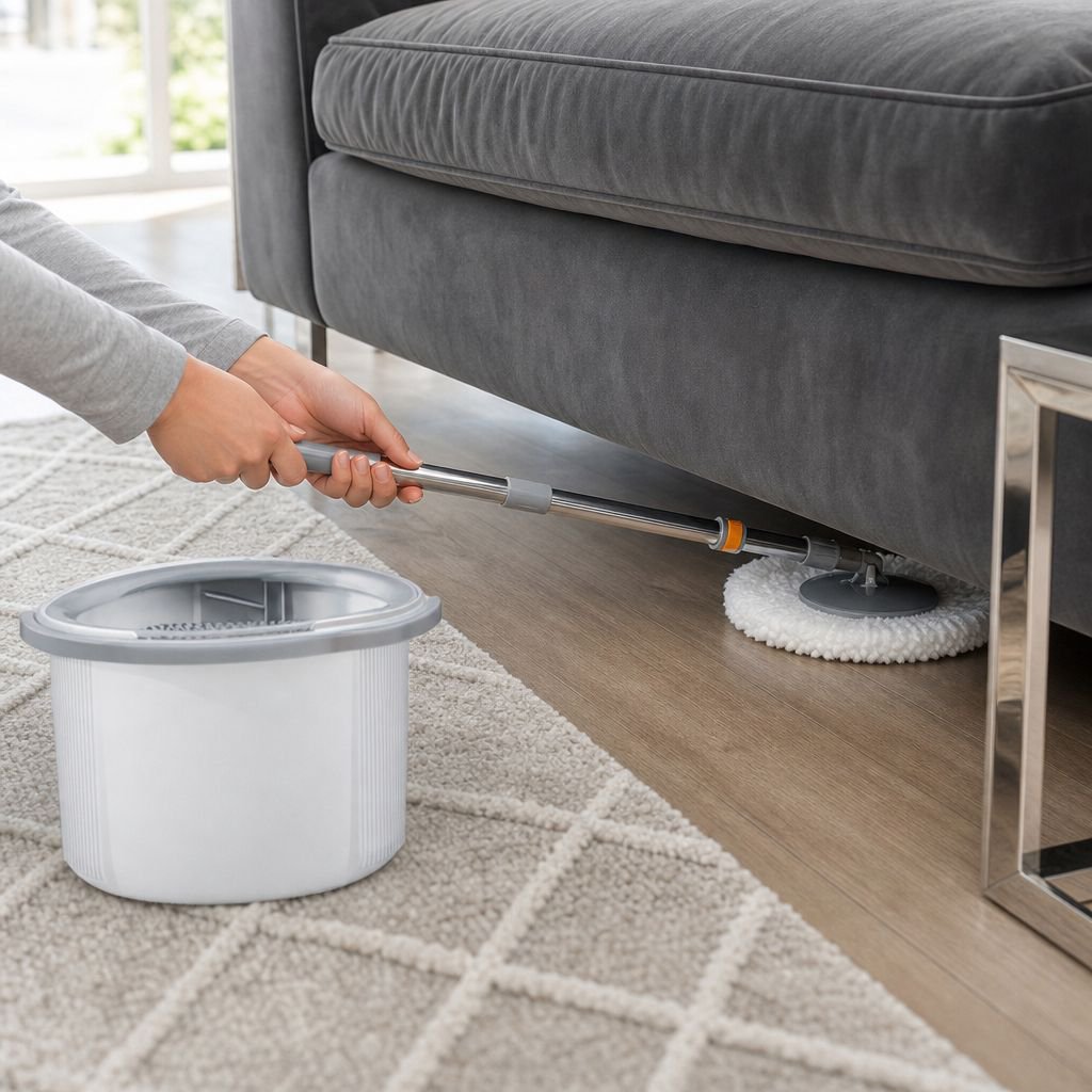 360° Rotating Multi-Functional Mop, Wet and Dry Household Cleaning Tool