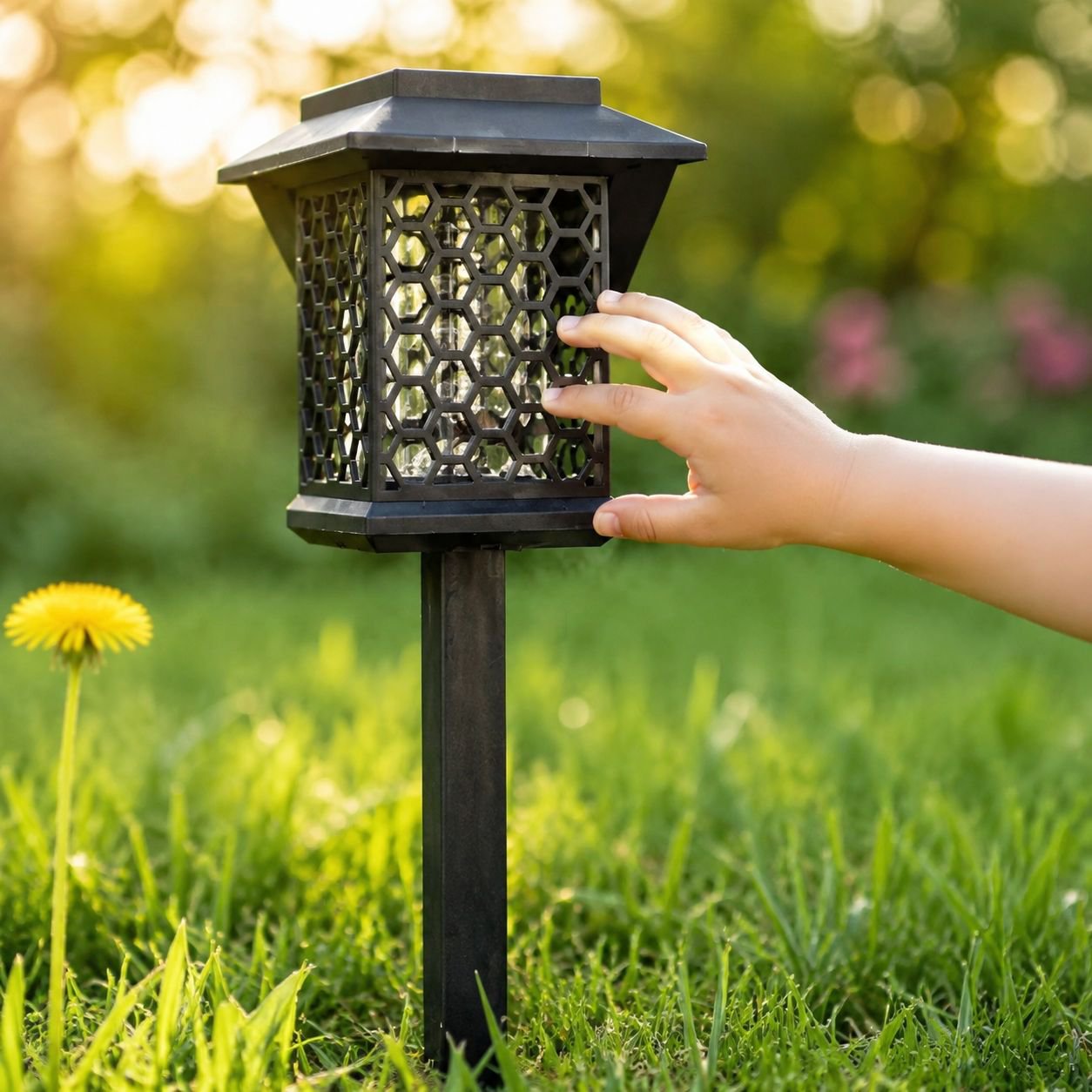 Multi-purpose Waterproof Solar Garden Light for Lawn and Courtyard