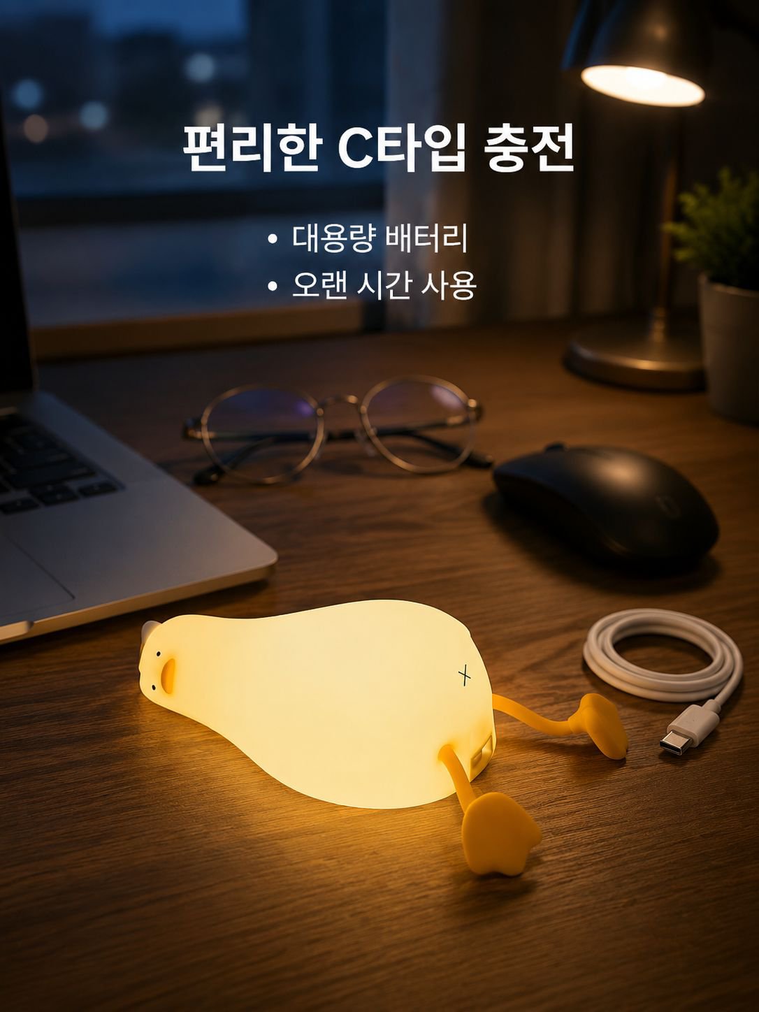 빛나는 야간 조명