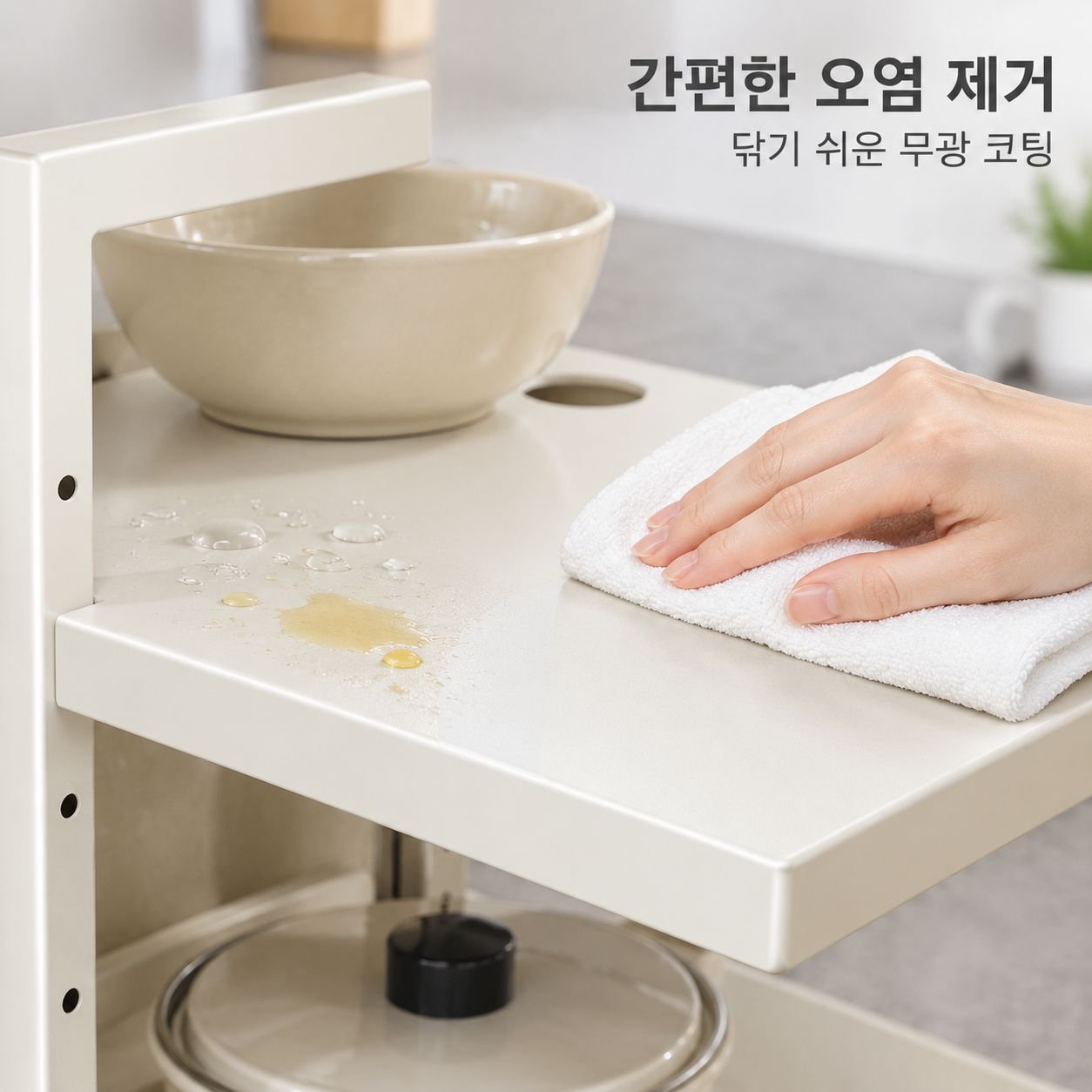 주방 다용도 다층 냄비 정리대 싱크대 하부장 스탠드 프라이팬 수납 선반