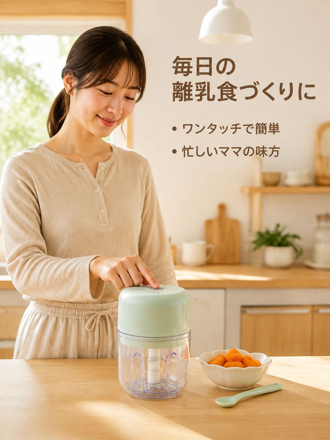 電動ベビーフードプロセッサー