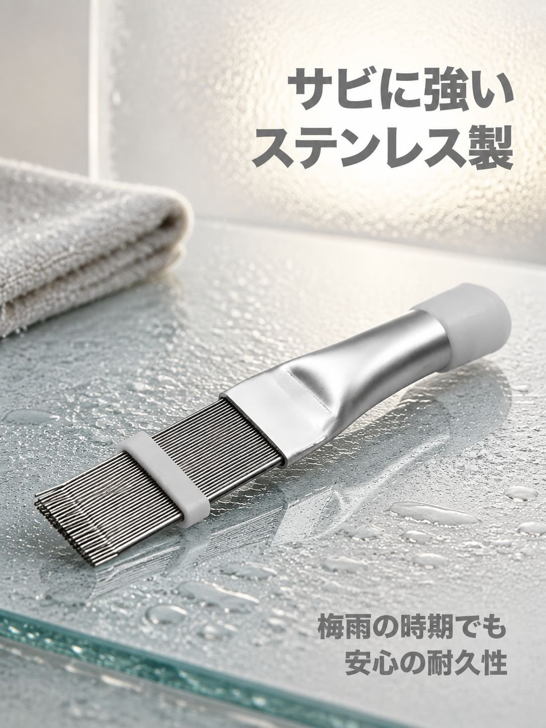 サビに強いステンレス素材の詳細