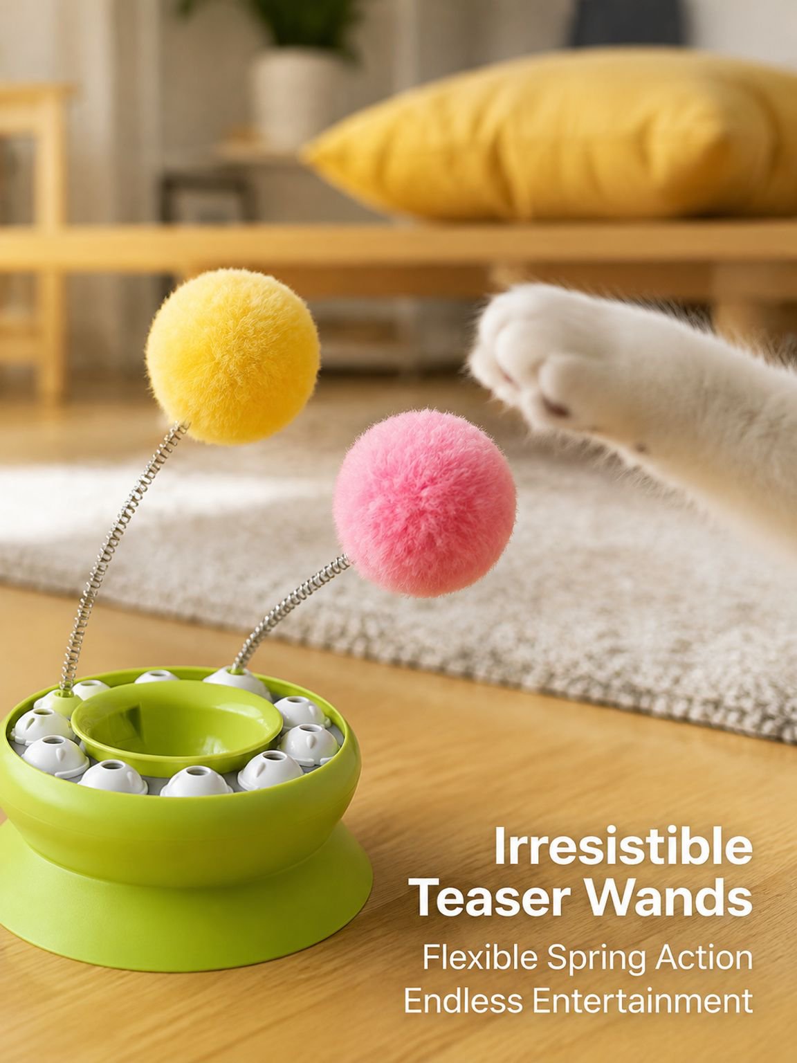 Pet Cat Slow Food Toy Bowl