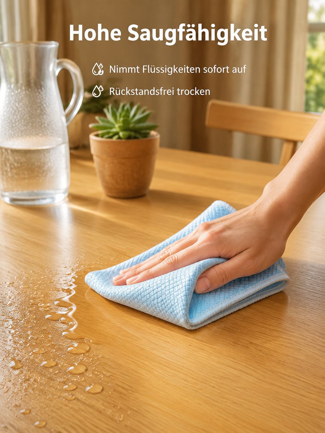 Fischschuppen-Muster saugfähiges Reinigungstuch