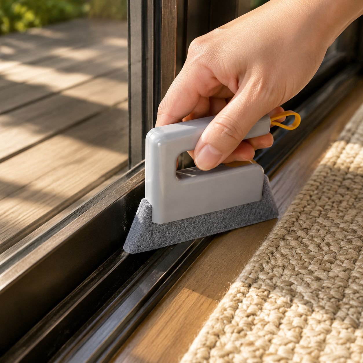 Ultra-Strong Crevice Cleaning Brush for Deep Household Cleaning