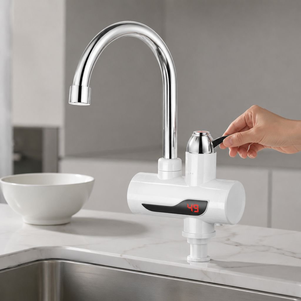 Grifo eléctrico instantáneo de agua caliente JMY (caja de color)