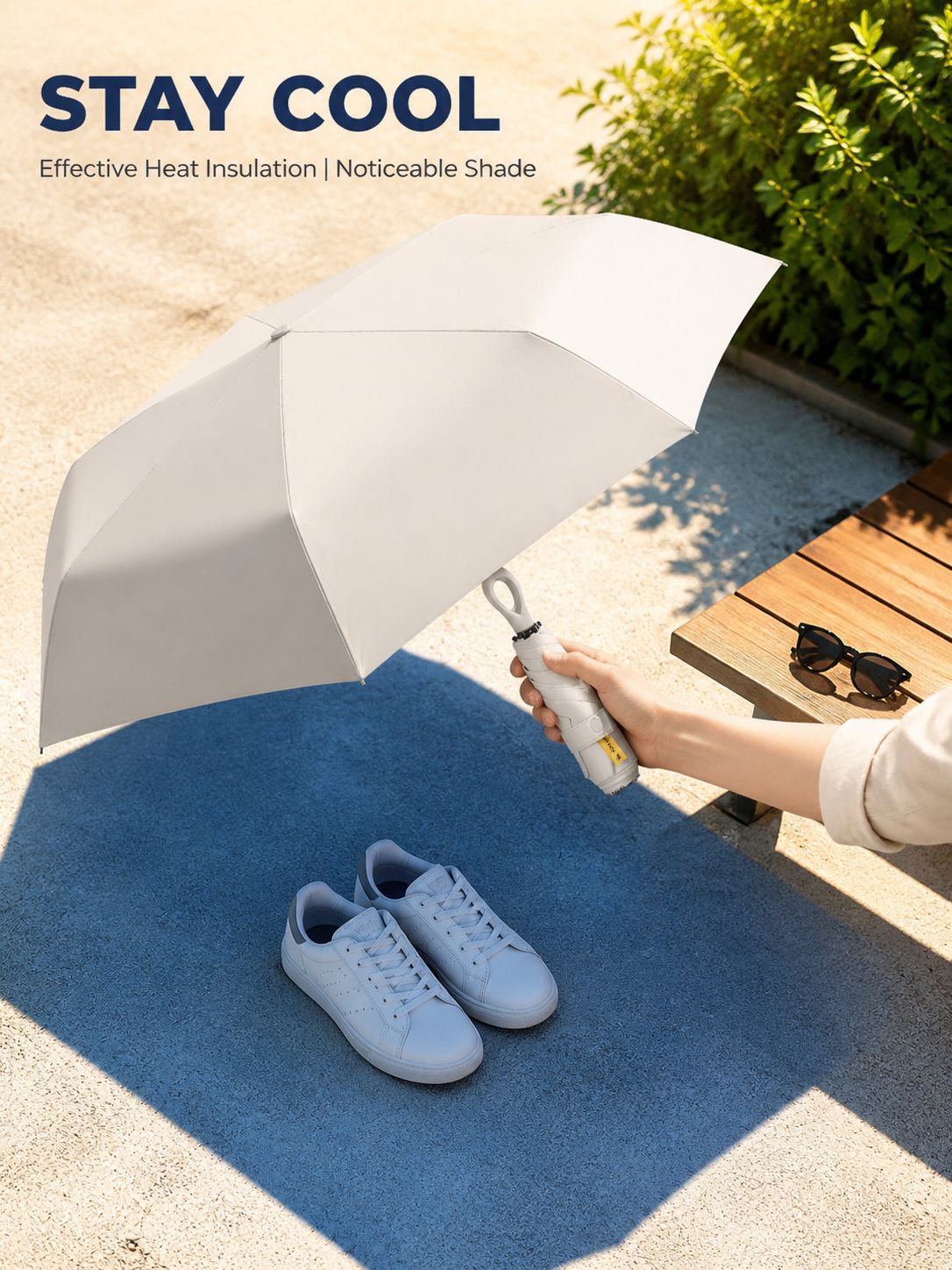 Portable Umbrella Sunscreen Vinyl Folding Mini Capsule Ultra Light Handle Finger Ring Umbrella