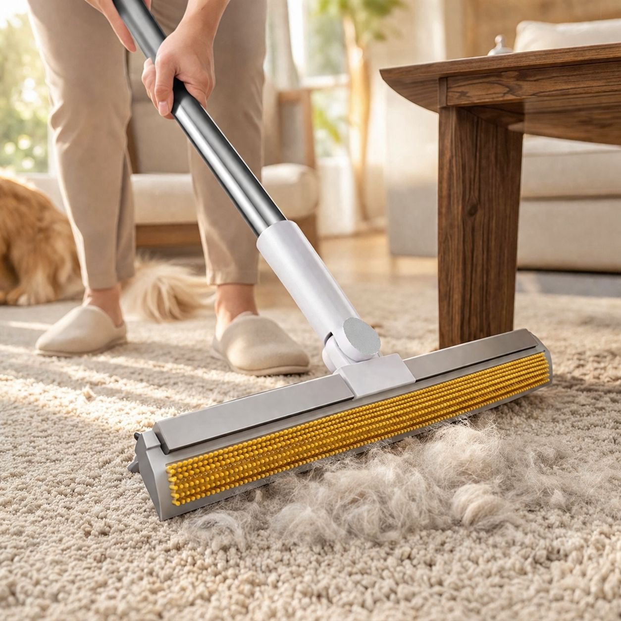 High-Quality Rubber Broom Head Household Cleaning Tool