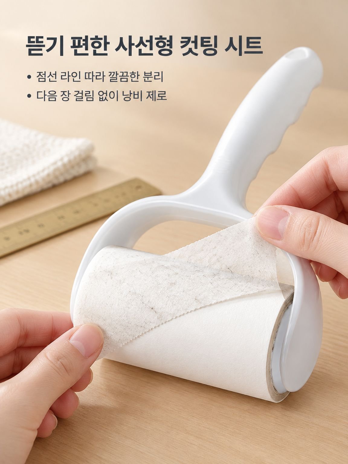 고양이 털과 생활 먼지를 깔끔하게 제거하는 롤 클리너