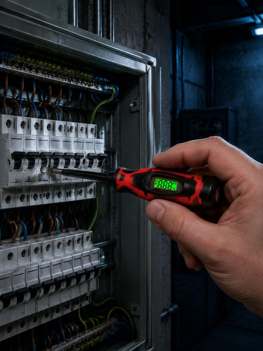 Multifunktionaler Spannungsprüfer für Heimwerker